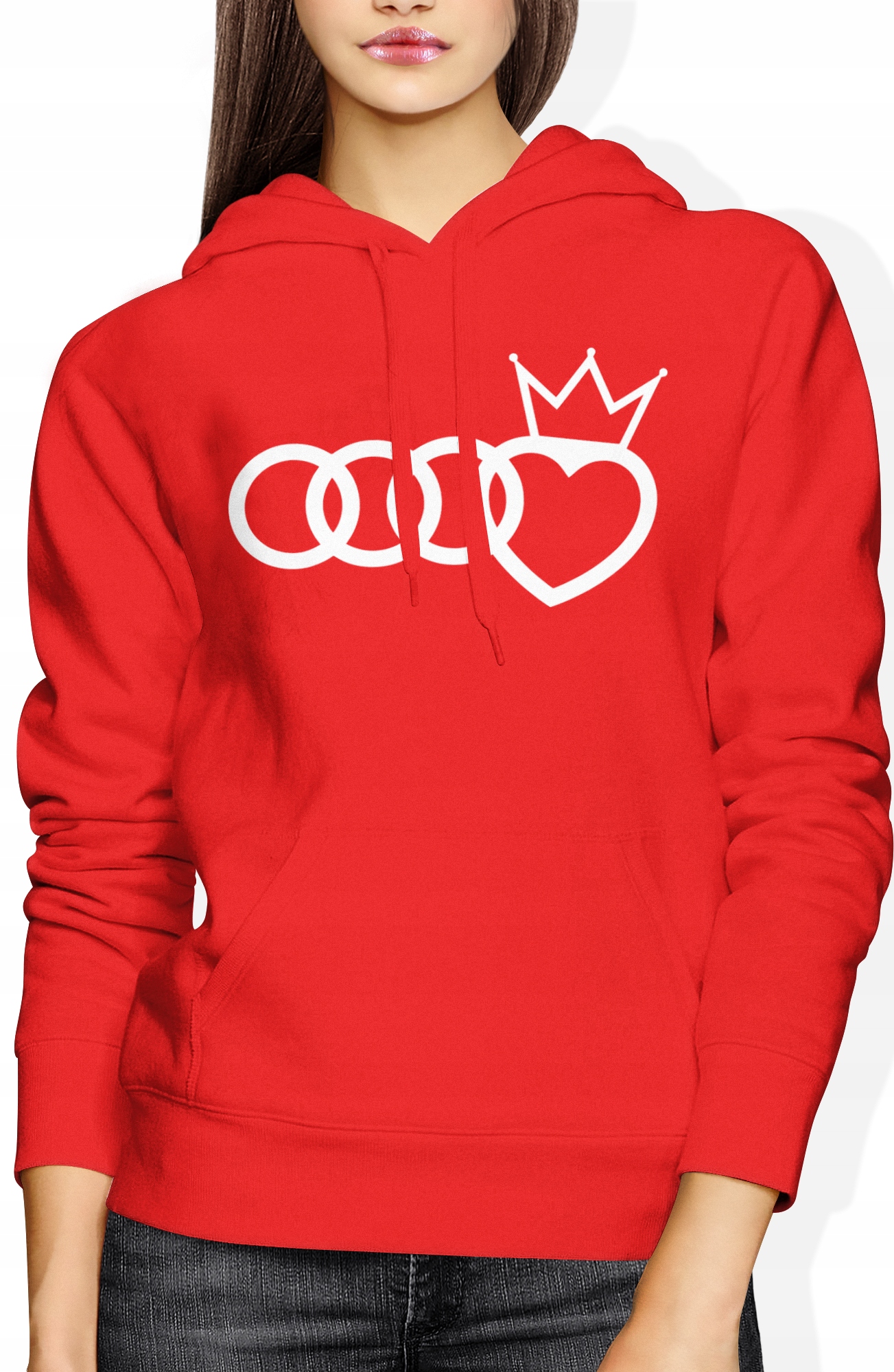 

Damska Bluza Z Kapturem Dla Fanki Audi Love Roz. S