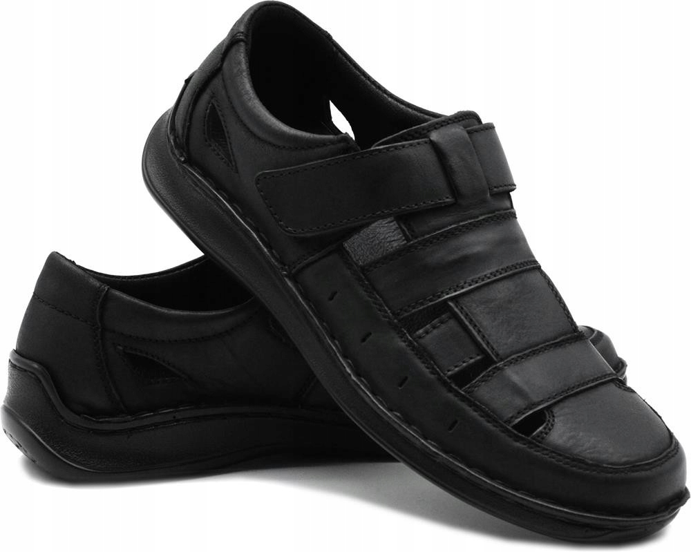 

Buty męskie skórzane letnie American Club - r.44
