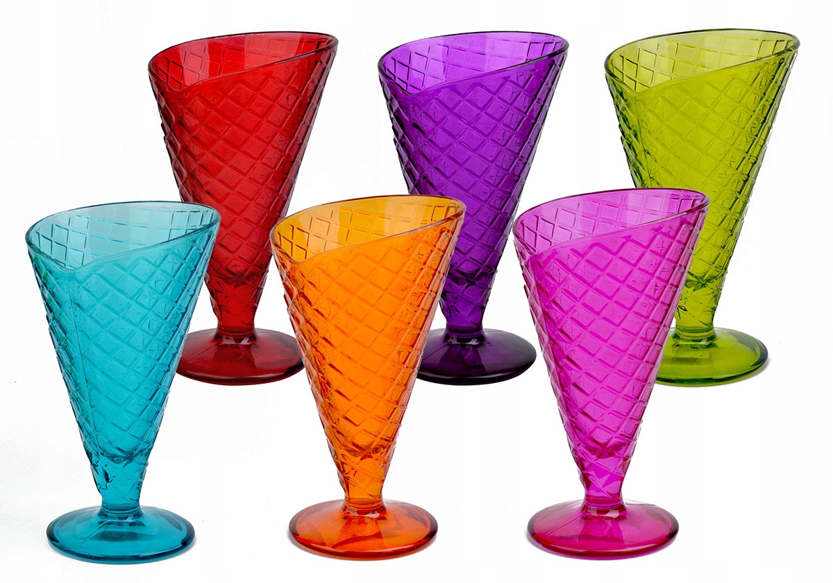 

Pucharek do lodów owoców deserów 280 ml mix kolor