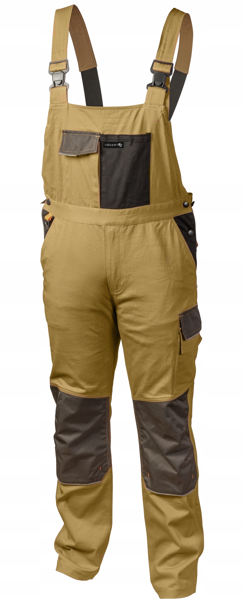 Edgar II ogrodniczki ochronne ciemne beżowe L