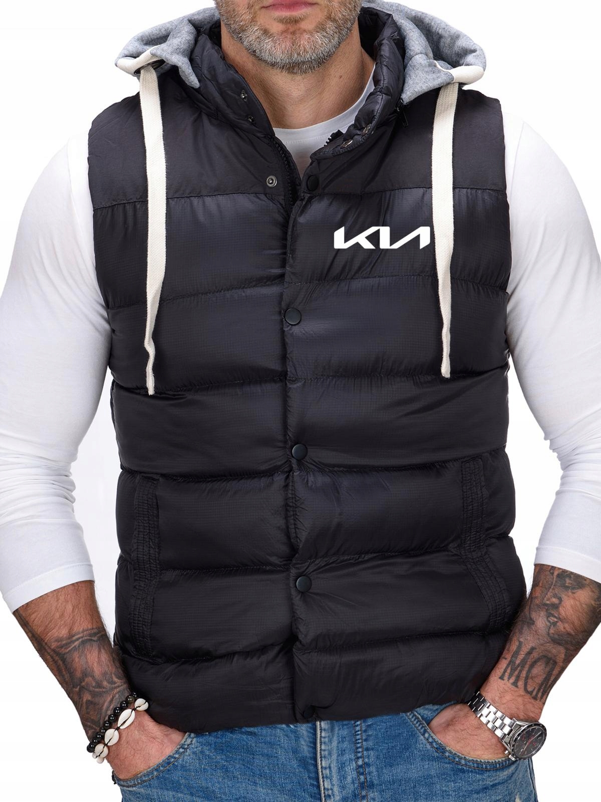 Pánská Vesta S Bunda Bez Rukávů Kia, Vesta S Ohřívačem M