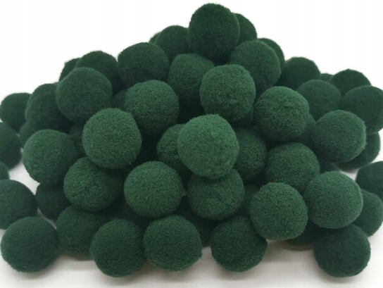 

Ciemno zielone Pompony 1,5 CM 10szt pompon