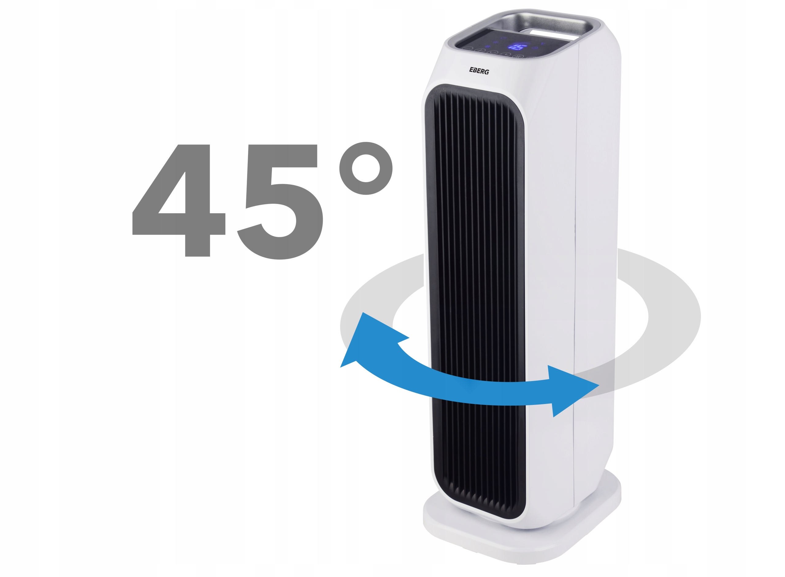 Grzejnik elektryczny kolumnowy EBERG ZUM ceramiczny farelka 2000W Timer LED Moc maksymalna 2000 W