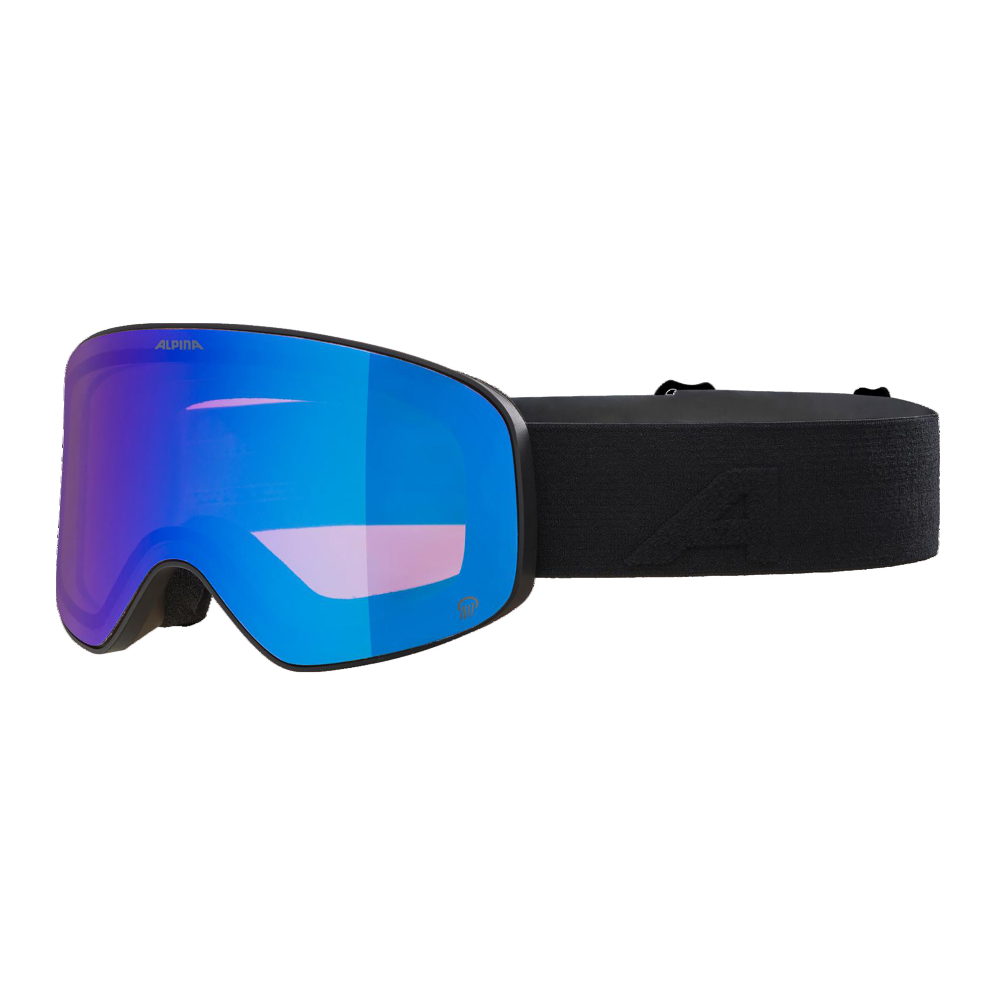 Lyžařské brýle Alpina Ladis Qm black matt/ blue S