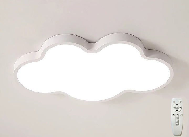 Cloud Stropná Lampa Stropné Svietidlo Led Obláčik Lighting Biela S Pilotom Do Obývačky