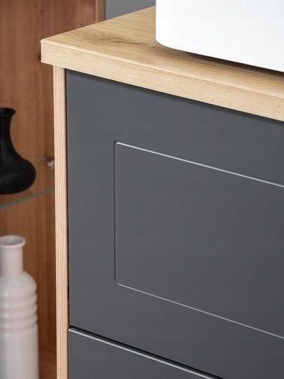 Madera 840 - Szafka z Lustrem 2D i LED Kolor frontów dąb artisan