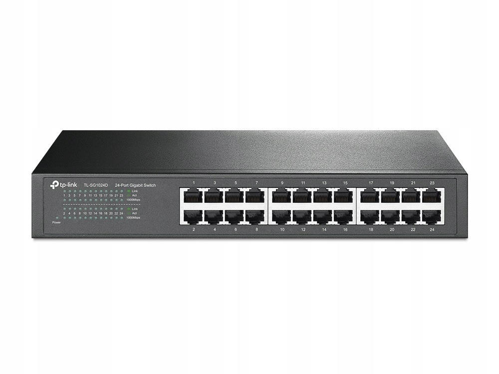 TP-Link TL-SG1024D sieťový prepínač Neriadený gigabitový Ethernet (10