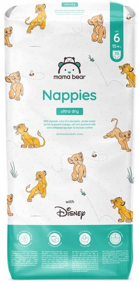 Pieluszki Mama Bear ultra Rozmiar 6 1 szt.