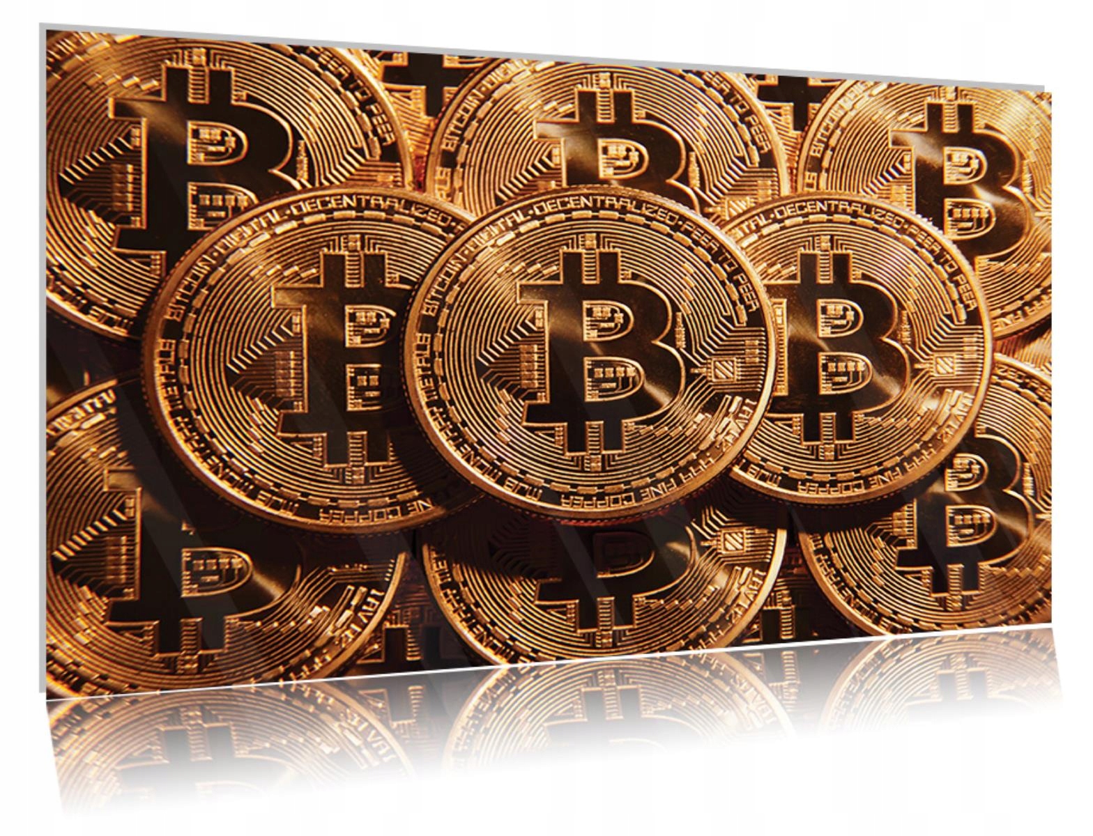 

Obraz szklany na szkle Bitcoin 07 30x20
