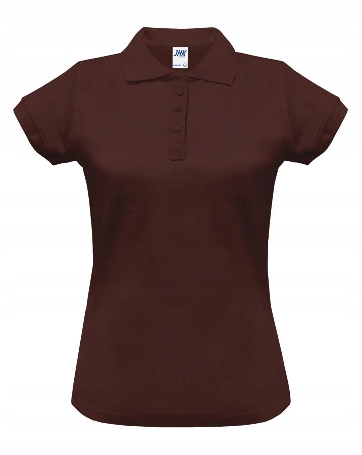 

Polówka damska polo Regular Jhk czekoladowa 2XL