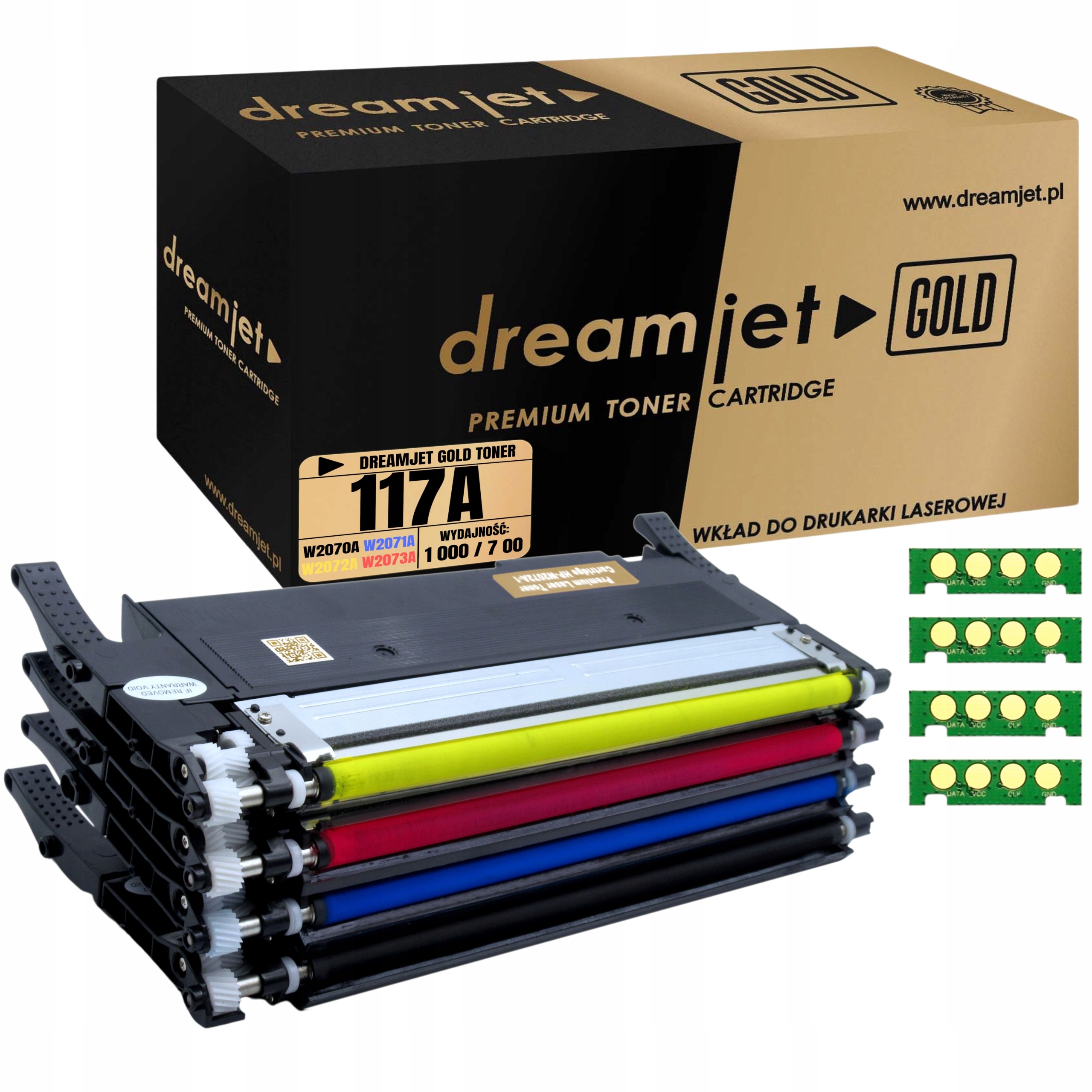 Tonery XL Do Hp Color Laser 150a 150nw 178nw 179fnw Z Chipem W2070A 117A