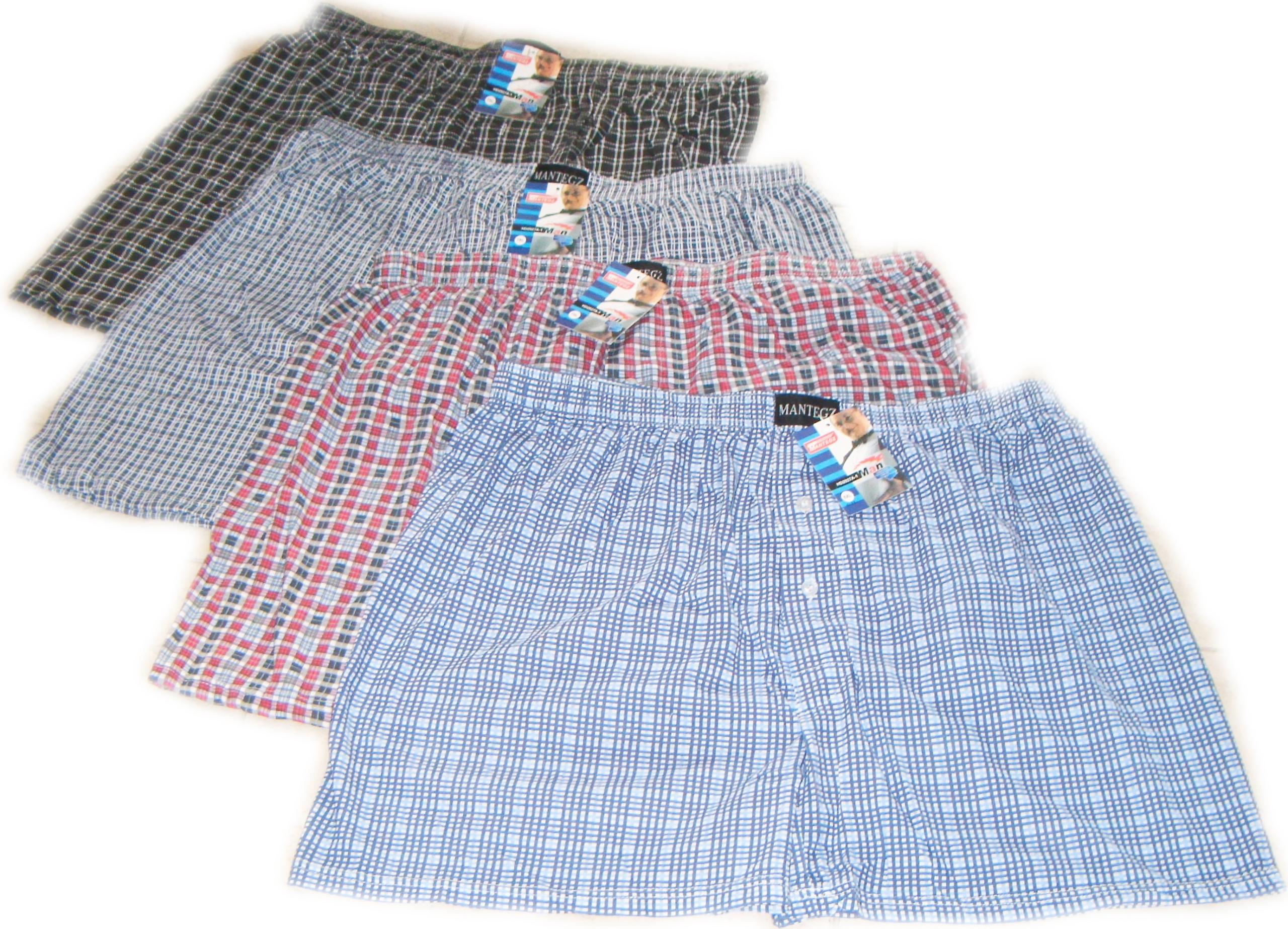 

Majtki Szorty Męskie Bokserki Kratka szt.2 roz.6XL