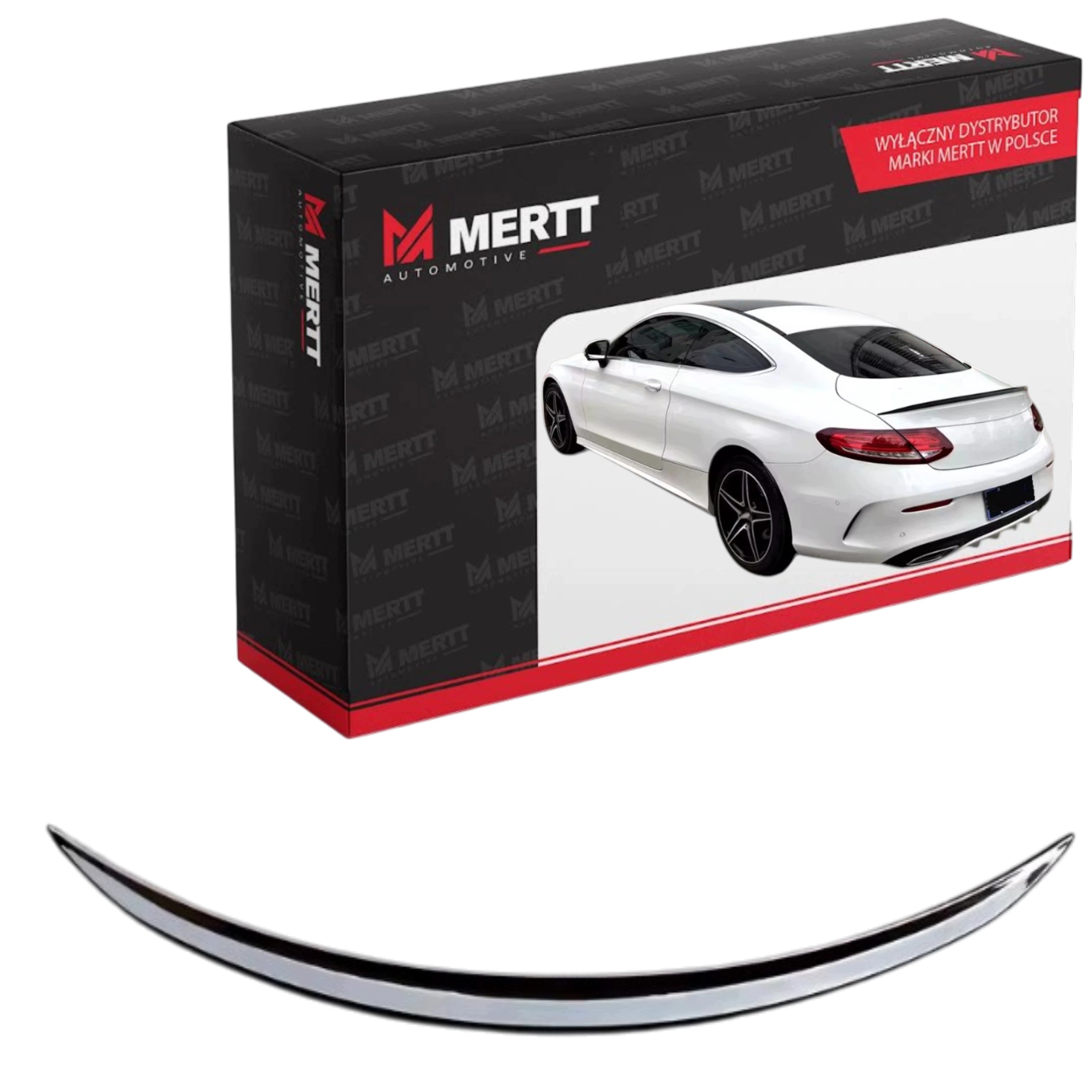 Letka Spoiler Klapy zavazadlového prostoru Mercedes Benz C Klass W205 2014- 2020 Lesk