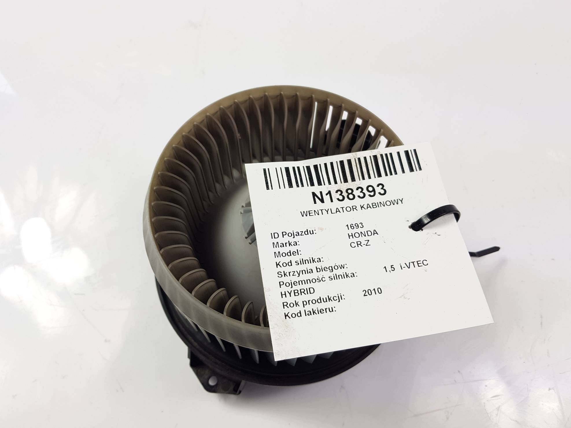 ventilátor kabinový HONDA CR-Z