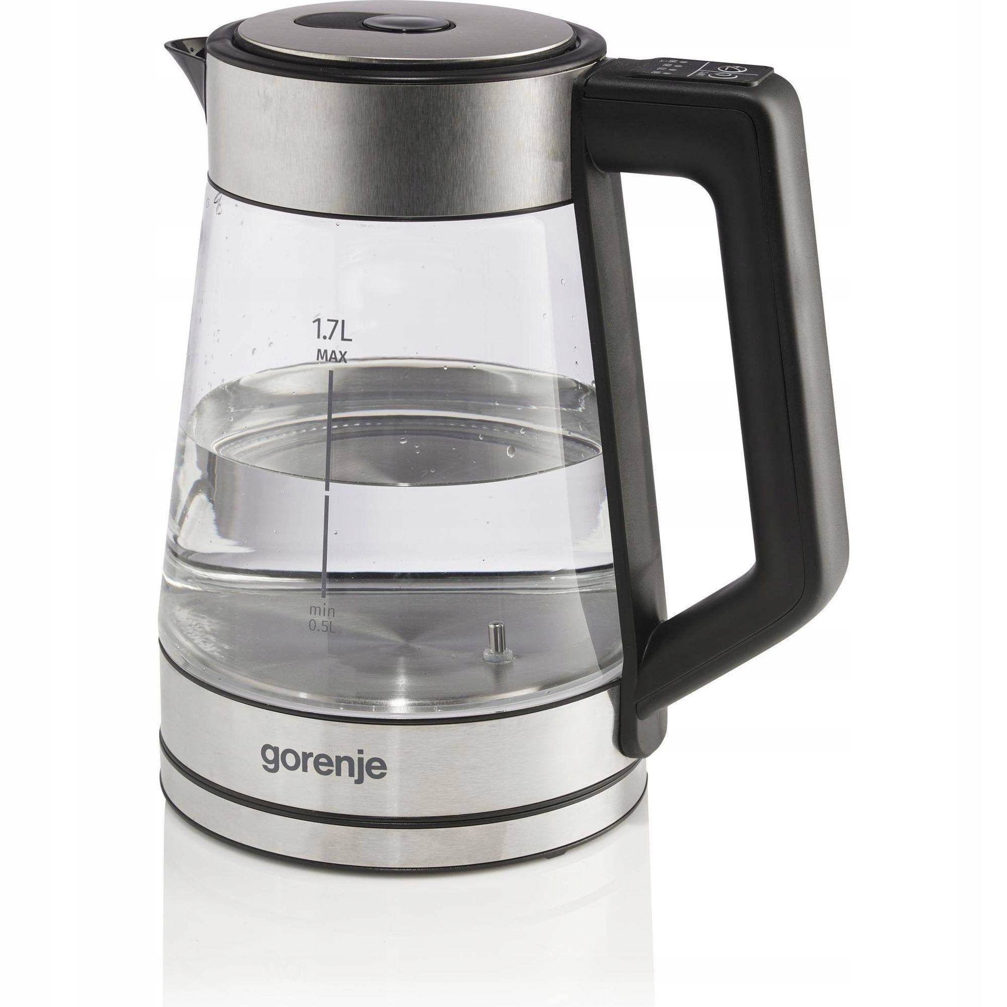 Czajnik elektryczny z regulacją temperatury Gorenje K17TRG 2200W 1,7l Szkło