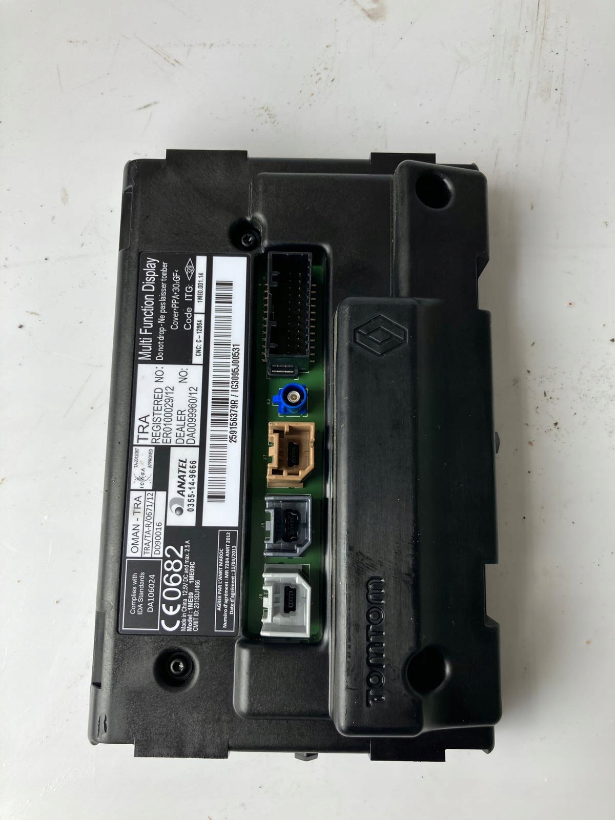 display navigation devices RENAULT ZOE 259156379R