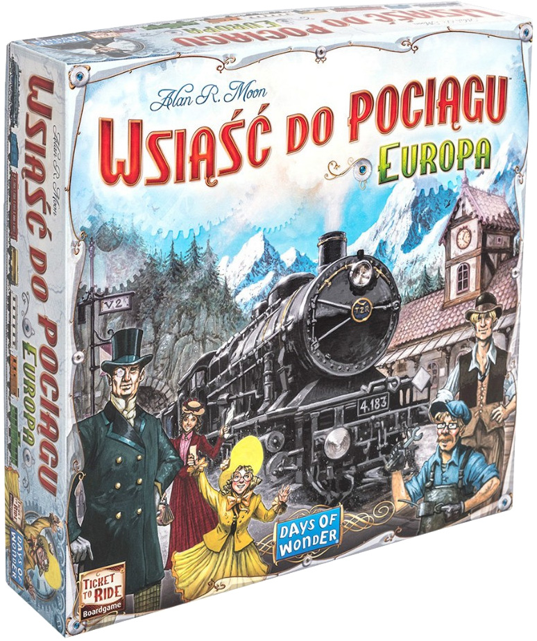 Gra planszowa Rebel Wsiąść do Pociągu. Europa