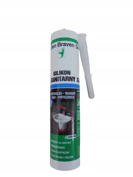 

Silikon sanitarny Bezbarwny Den Braven 280 ml