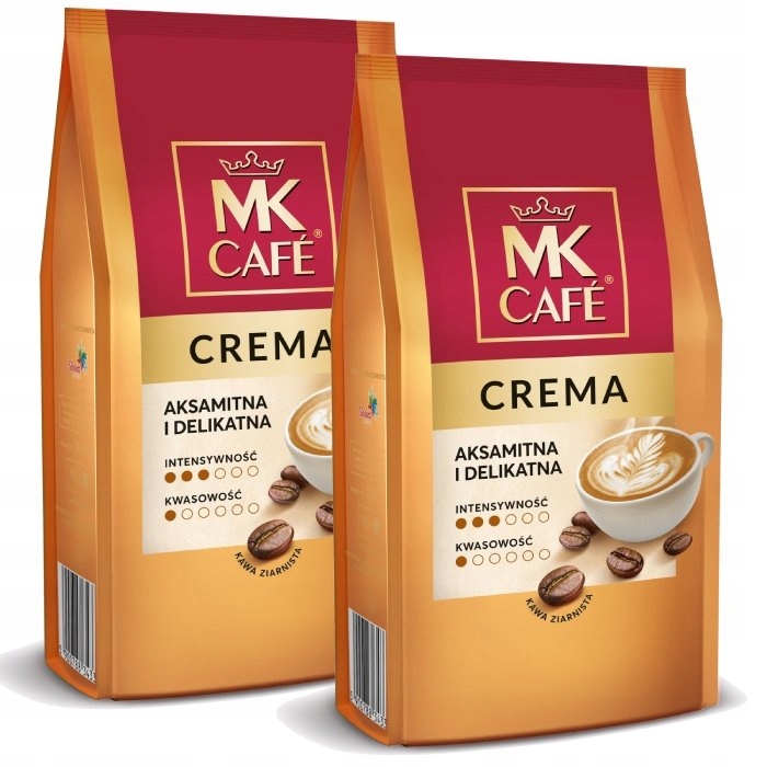 Kawa ziarnista Mk Cafe Crema 2x1kg