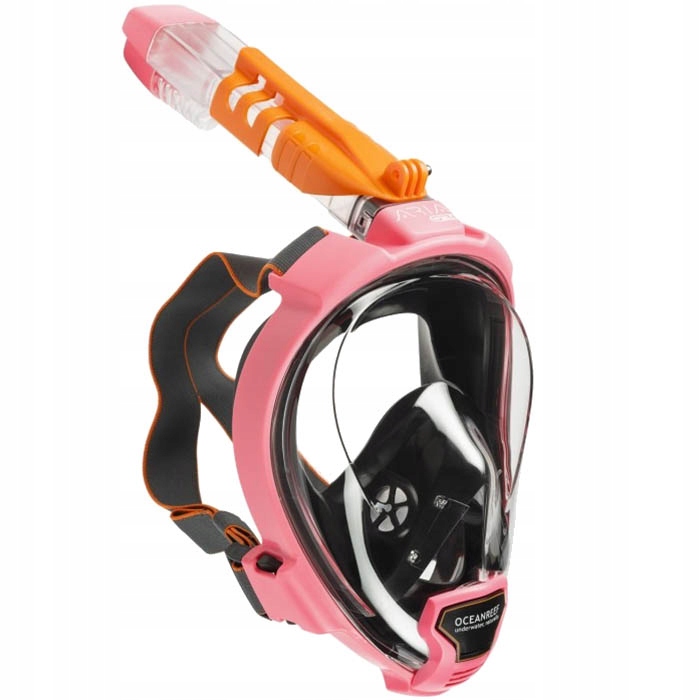 Maska pełnotwarzowa Ocean Reef Aria Qr+ różowa S/m