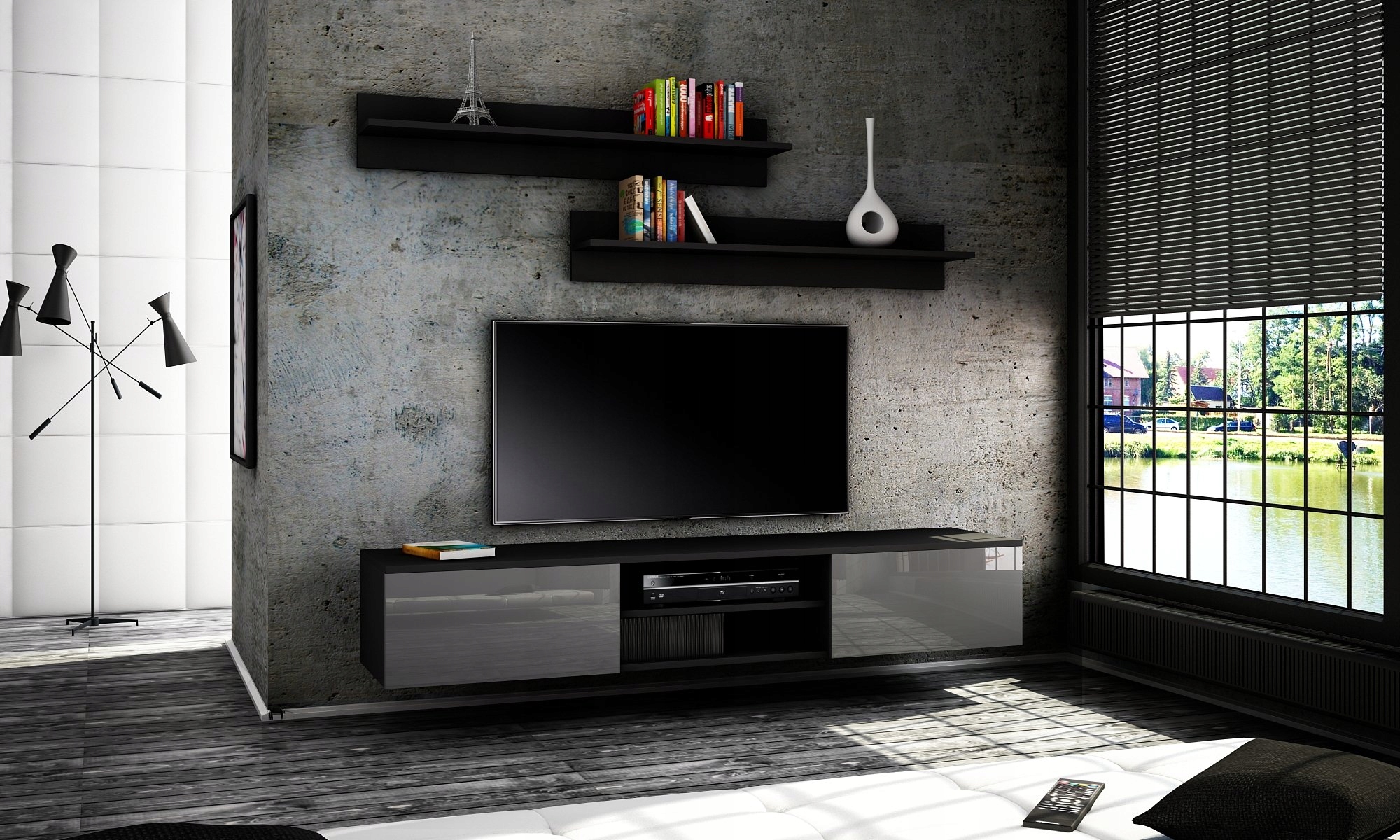 SZAFKA WISZĄCA RTV 180 POŁYSK, RÓŻNE KOLORY! HIT!! Wysokość mebla 30 cm