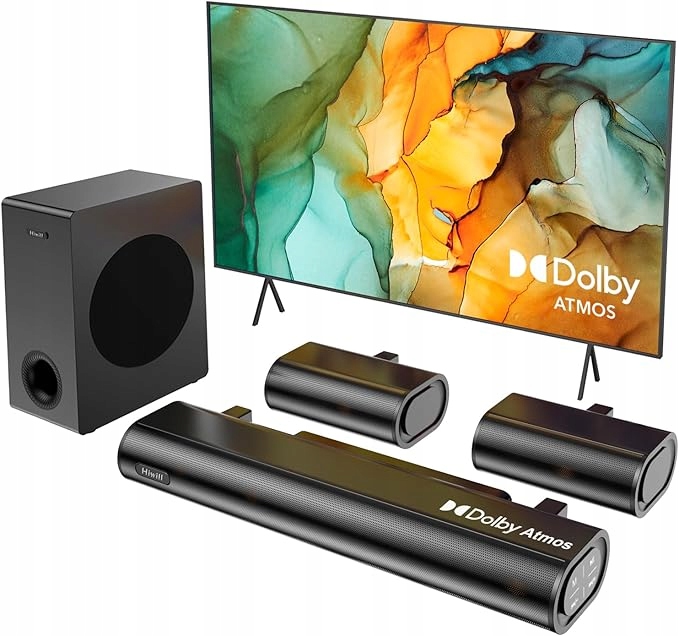 Soundbar 5.1 Dolby Atmos 420W Hiwill A51