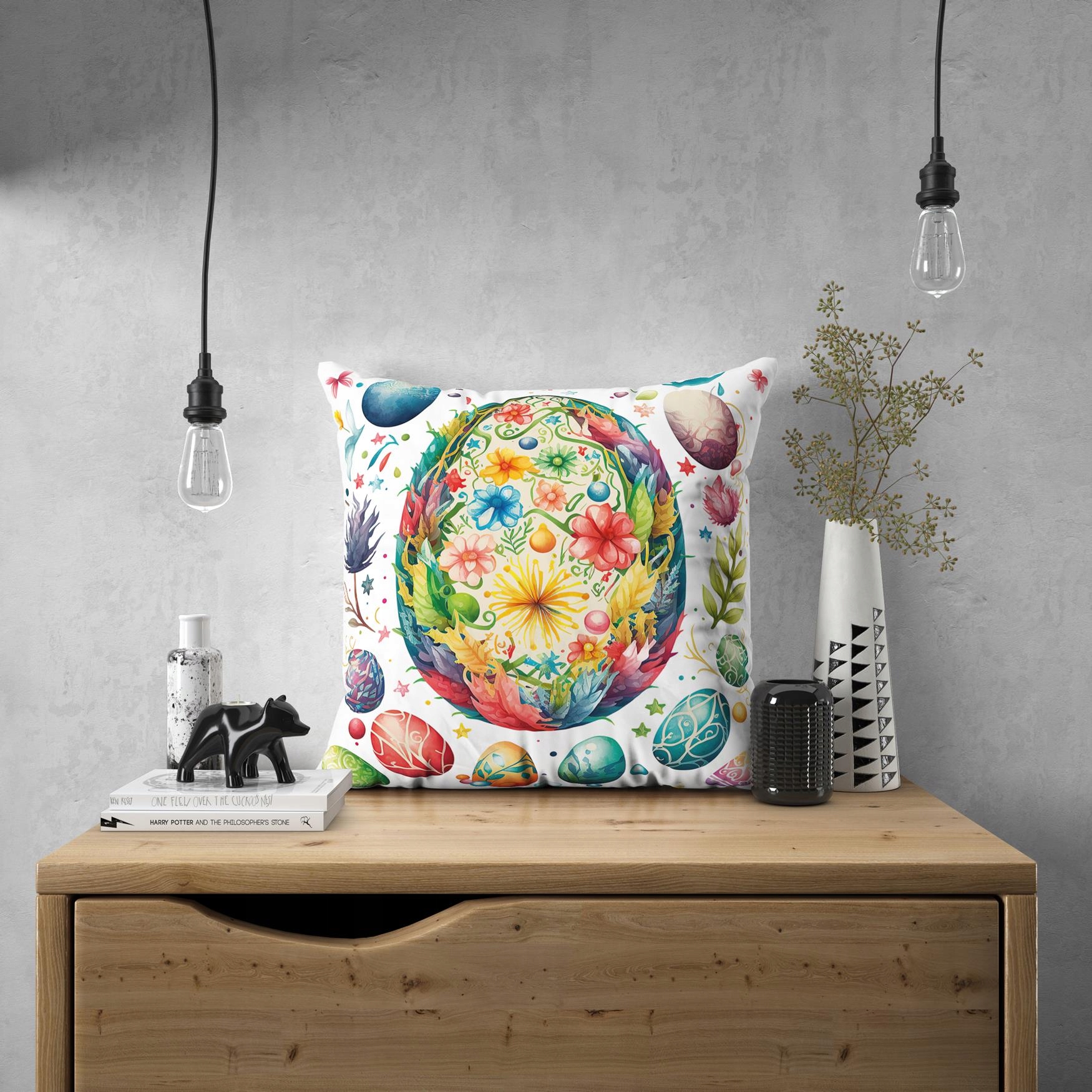 POSZEWKA NA PODUSZKĘ DEKORACYJNA WIELKANOC 40x40 JASIEK 213 Rodzaj dekoracyjna