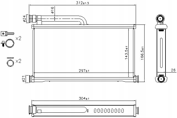 Nissens Je Ohřívač Audi A6 3.0 Tfsi Quattro (4F2.