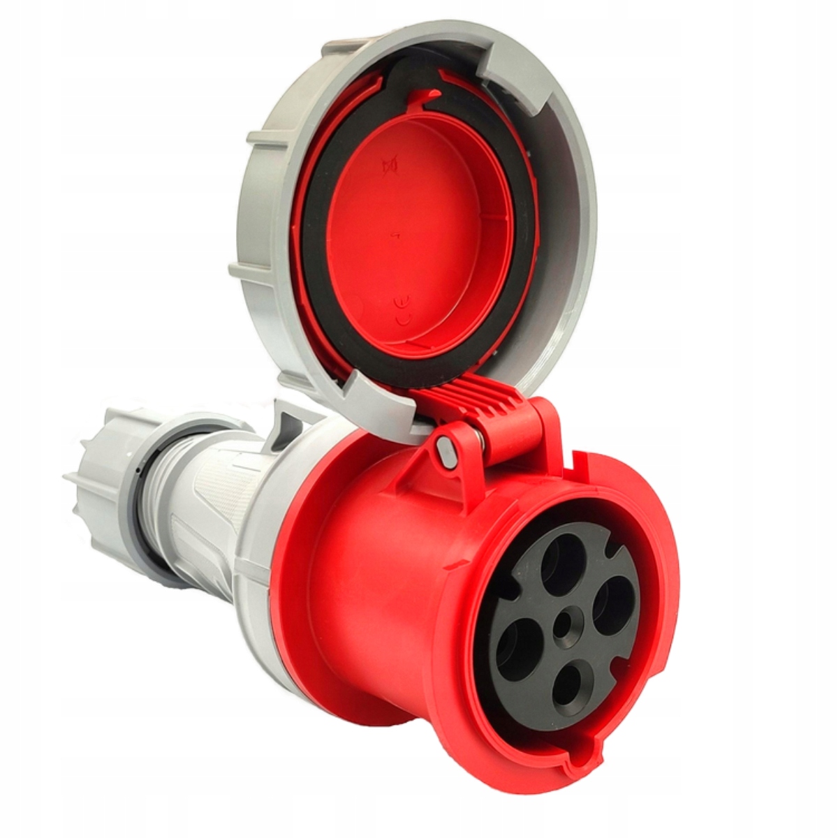 Přenosná silová zásuvka 63A 4P 400V 6h IP67 Pce 234-6