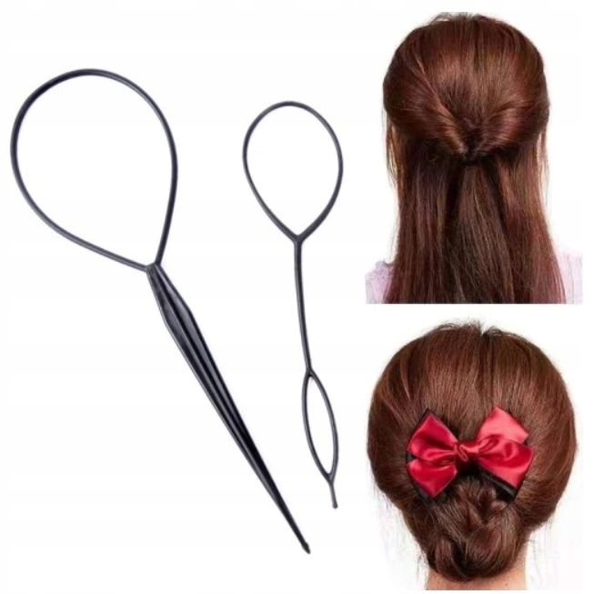 (aurora) I08a ZESTAW 2 sztuk SZPILEK DO UPIĘĆ WARKOCZA KOKA, CZARNY Marka Inna marka