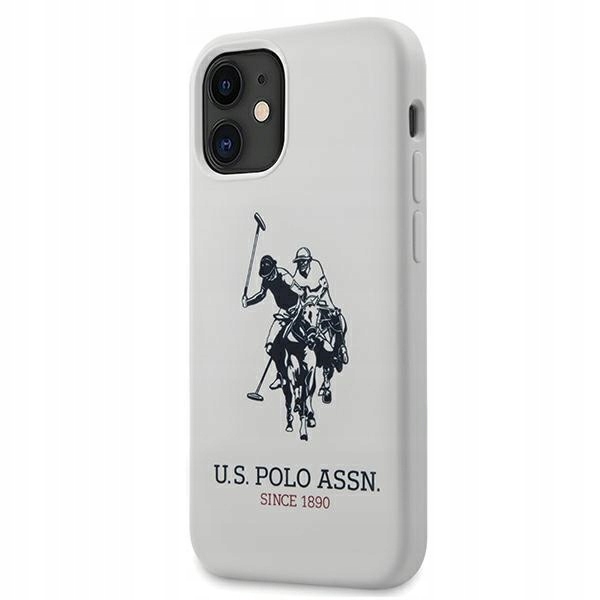 

Us Polo Silicone etui na iPhone 12 Mini biały