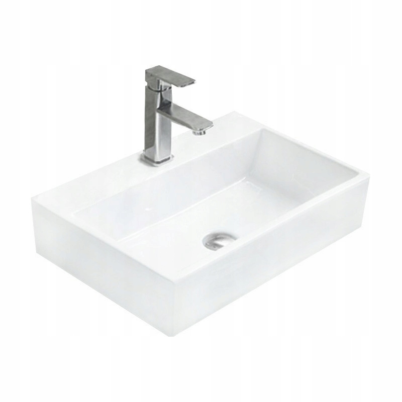 Mexen Paula umyvadlo na desku 53 x 36 cm, Bílá