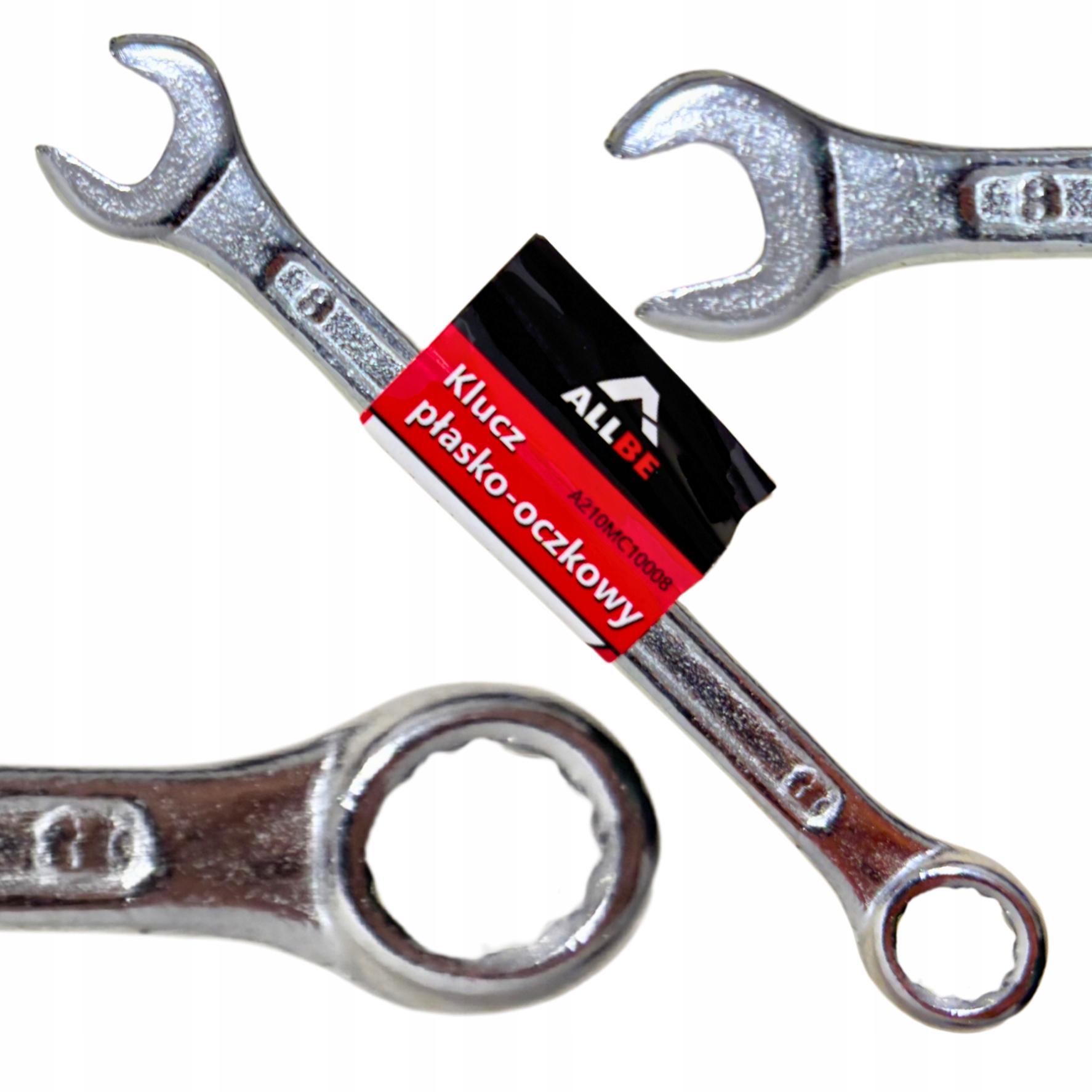 Klucz Płasko Oczkowy 8mm Stal Klucze Płasko-oczkowy