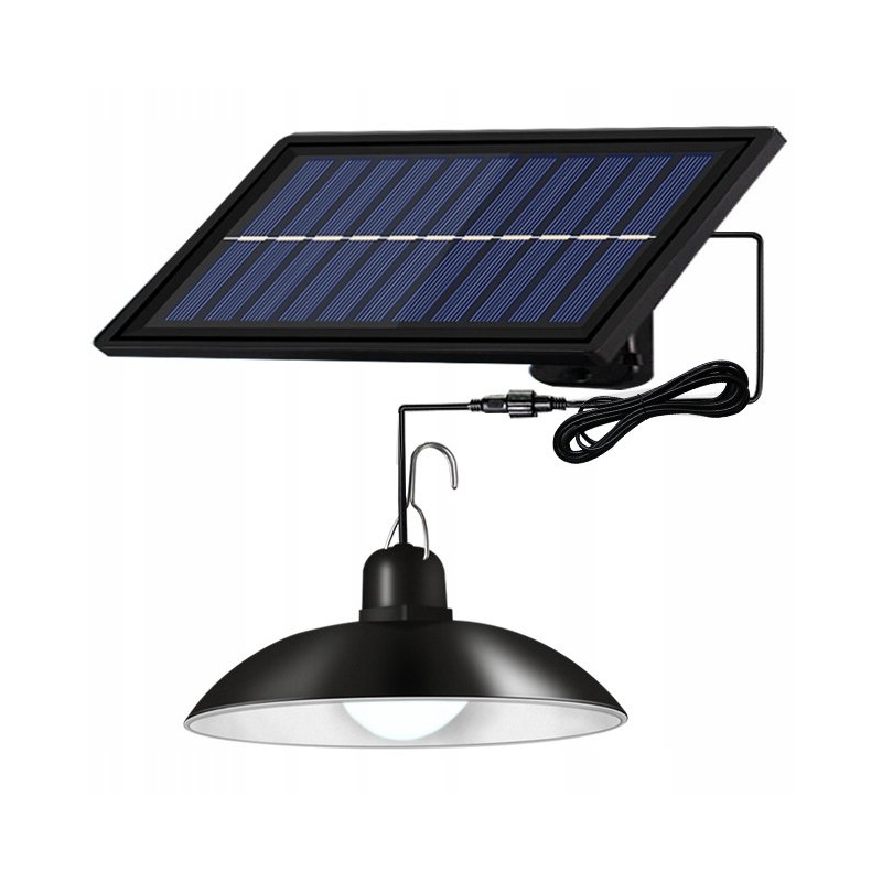 ŻYRANDOL LAMPA SOLARNA SUFITOWA WISZĄCA OGRODOWA ZEWNĘTRZNA HALOGEN + PILOT Marka inna
