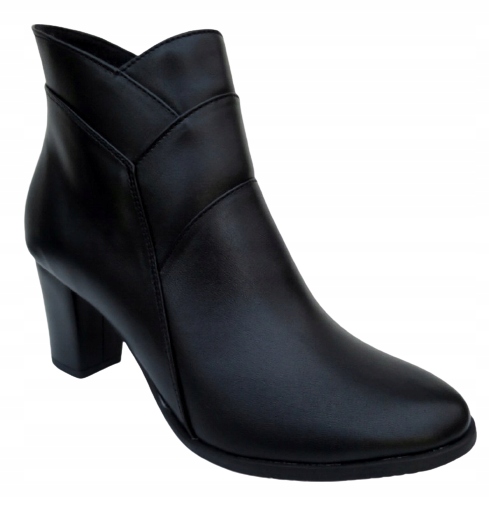 KRISBAL eleganckie Polskie botki skóra 259 R.39