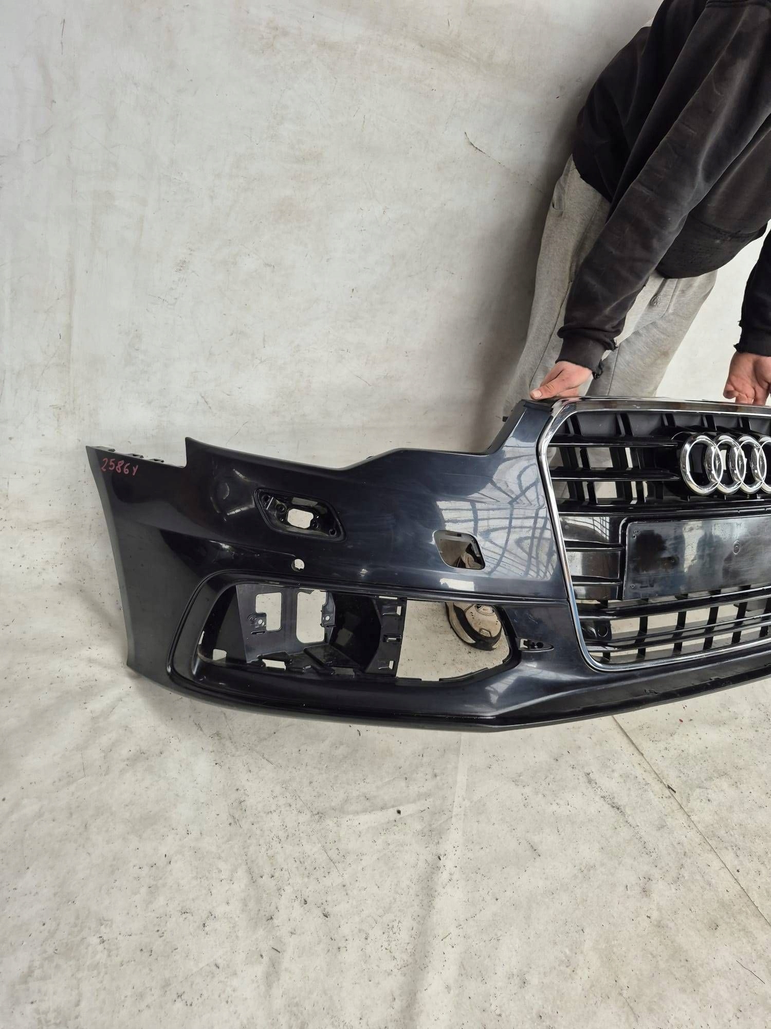 AUDI A6 C7 4G S-LINE 11-14 bumper front front SPR 4XPDC 4G0807437C