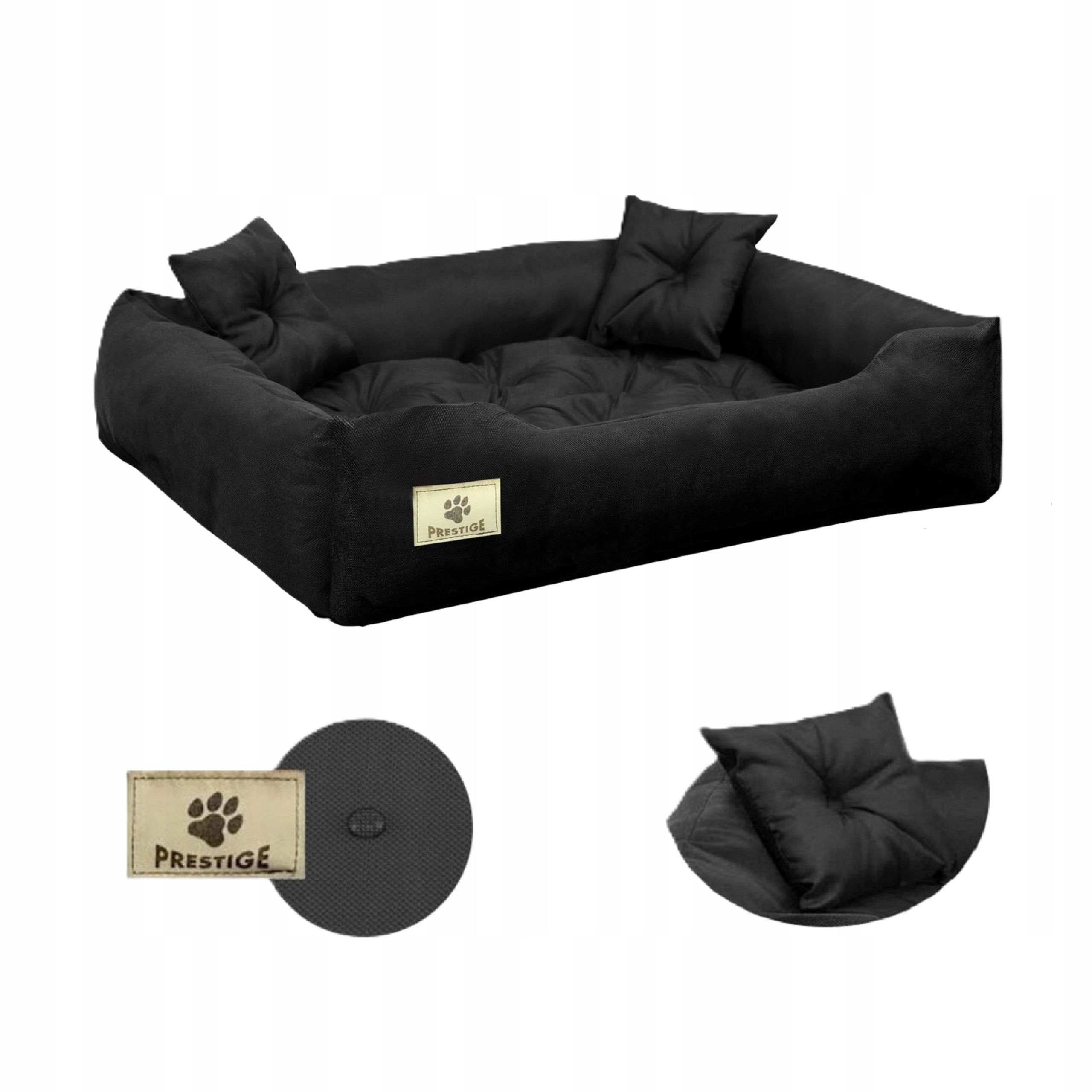 Pelíšek Pro Psa Kotec Prestige Komfortní Voděodolné Černé 75x65 cm