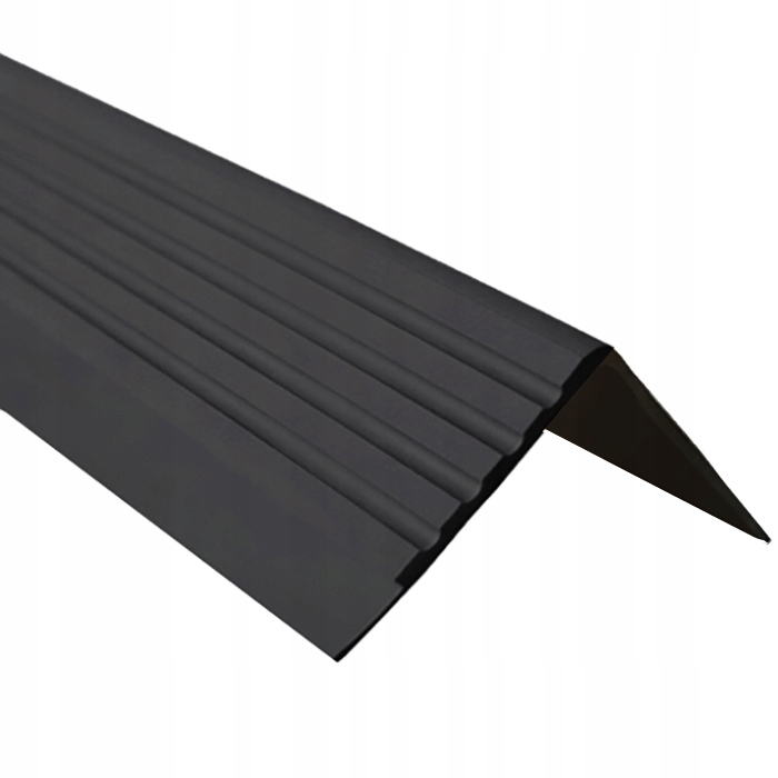 Protišmykový profil na schody 40x60 mm 150 cm čierny