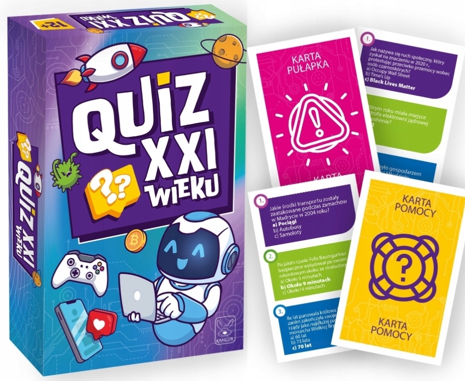 Quiz XXI Wieku Gra edukacyjna Kangur 12+