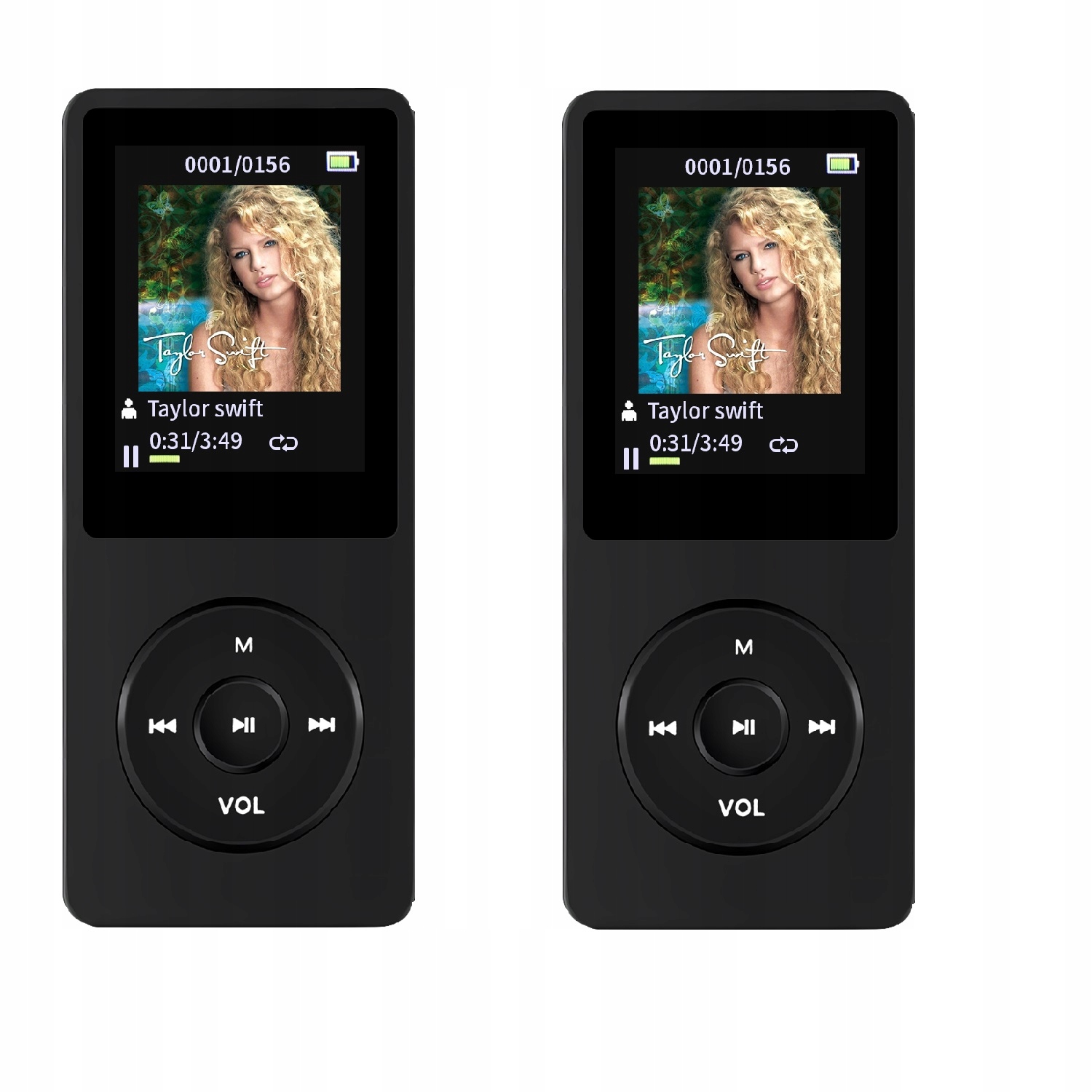 2 x MP3 Přehrávač Radio Diktafon Redukce Šumu 16 Gb