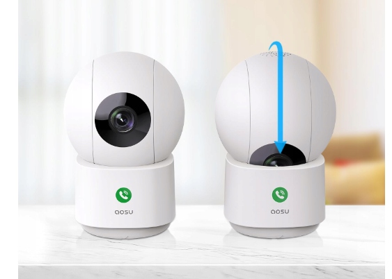 AOSU Kamera 2K Wewnętrzna 5G 24GHz 360° Dla Dzieci i Zwierząt Alexa — miniatura 8