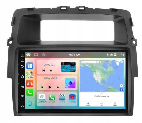 Rádio Navigácia Gps Android Bt Renault Trafic 2010-2014 Carplay 4GB 64GB
