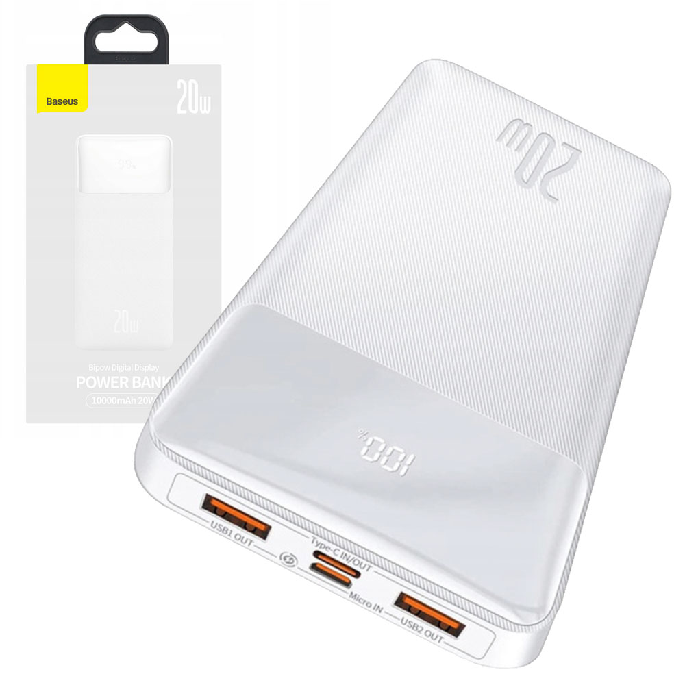 

Baseus Powerbank Lekki 10000mAh 20W