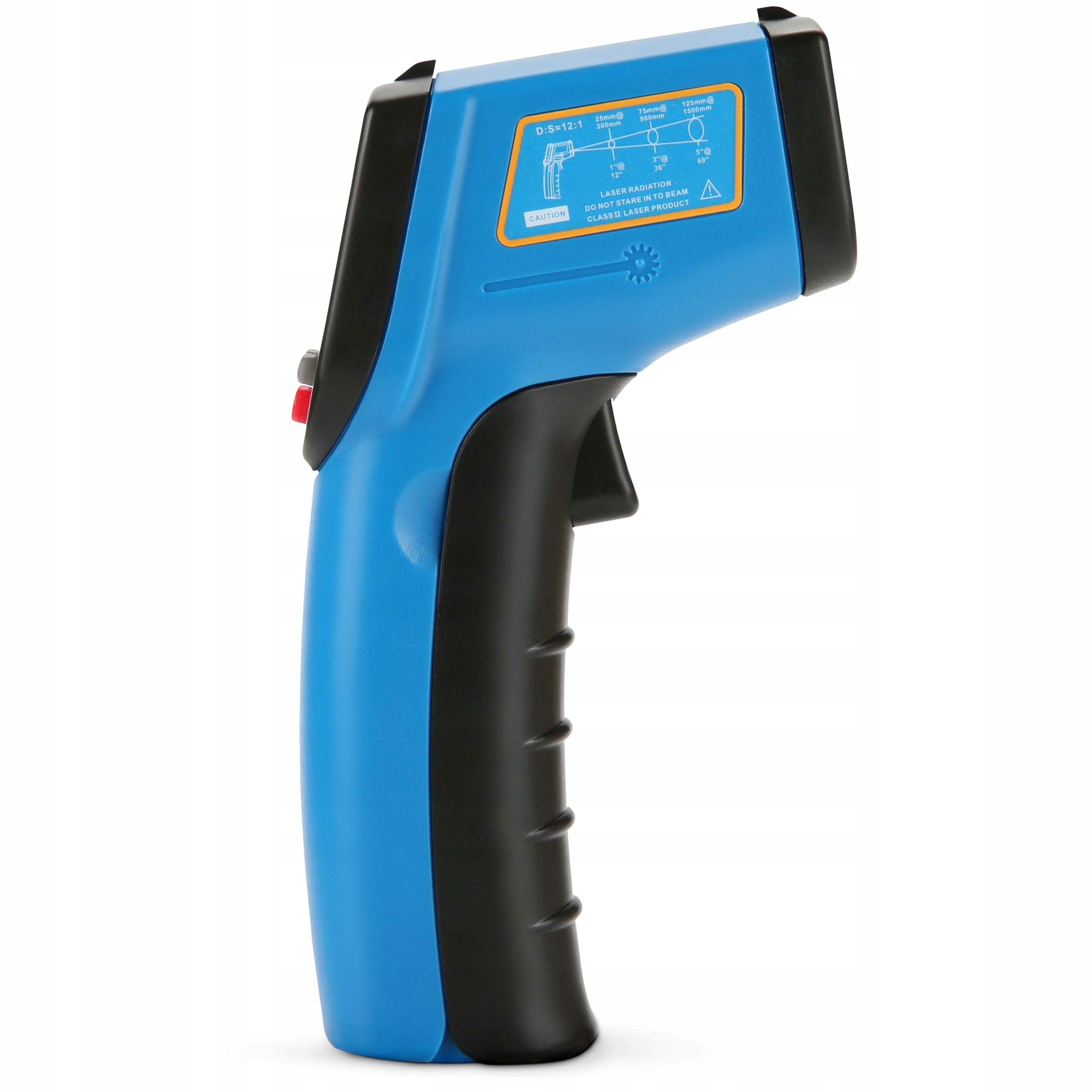 PIROMETR TERMOMETR LASEROWY BEZDOTYKOWY NA PODCZERWIEŃ EMISYJNOŚĆ -50+400°C Model GM321