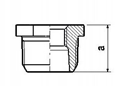 Redukcja czarna 1 x 3/4 cala Marka DIAMOND