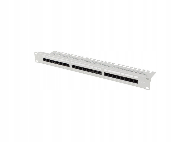 Patch panel 24 Lanberg port 1U 19