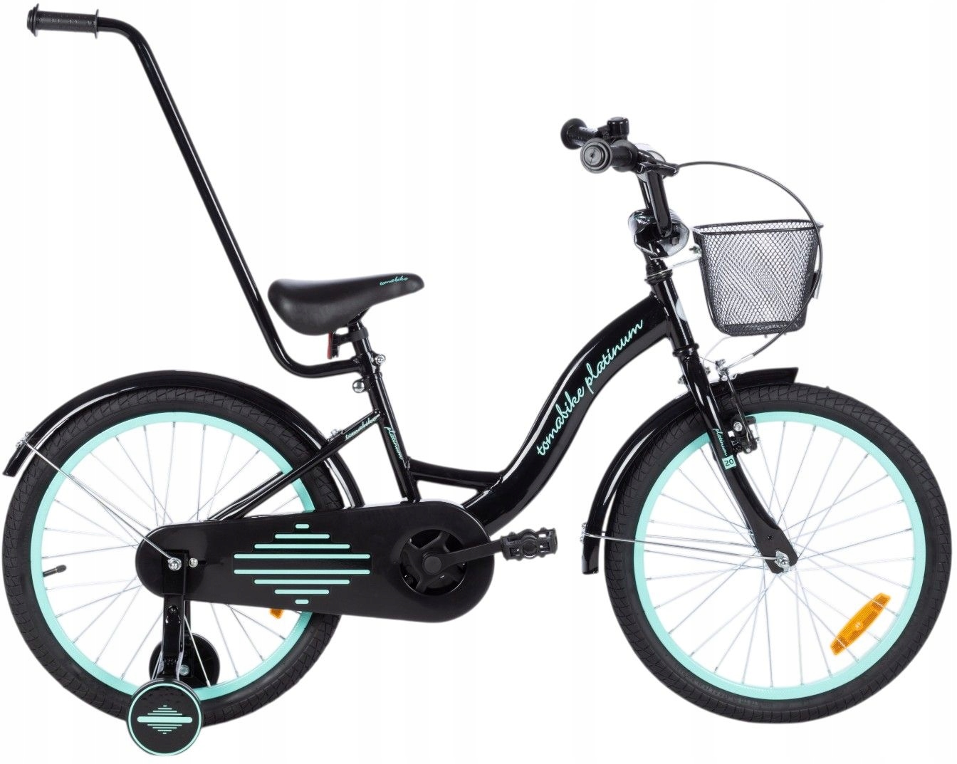 Rowerek Rower Tomabike 20 Cali V-break Prowadnik Koszyk Kółka Boczne