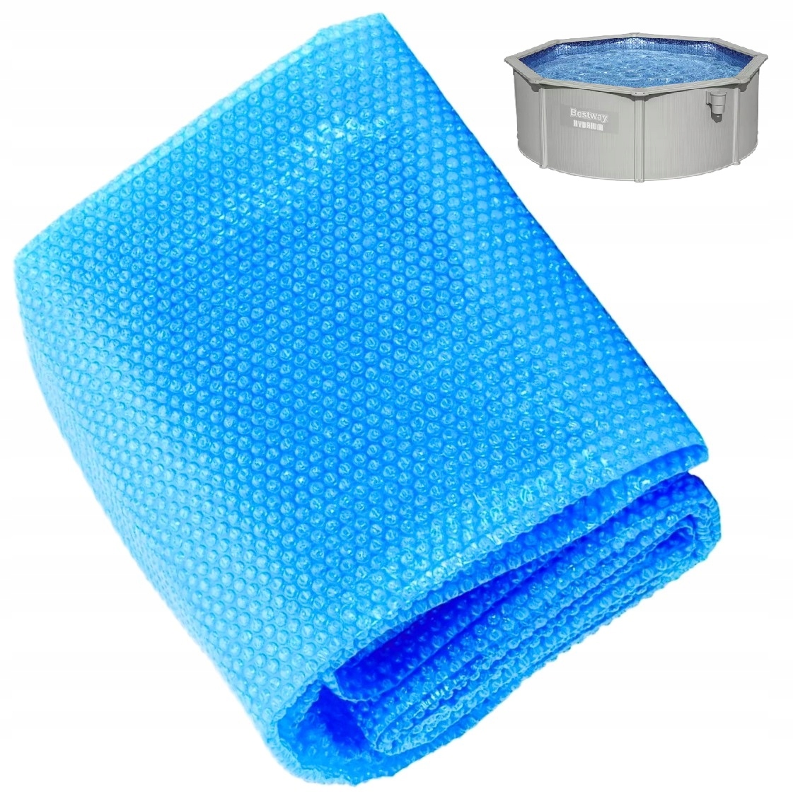 Bublinková fólie se solárními panely do bazénu 300x120cm 3 x 1,2 m