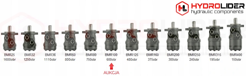 SILNIK HYDRAULICZNY BMR 100 O2W32 T HYDROLIDER Producent części Hydrolider