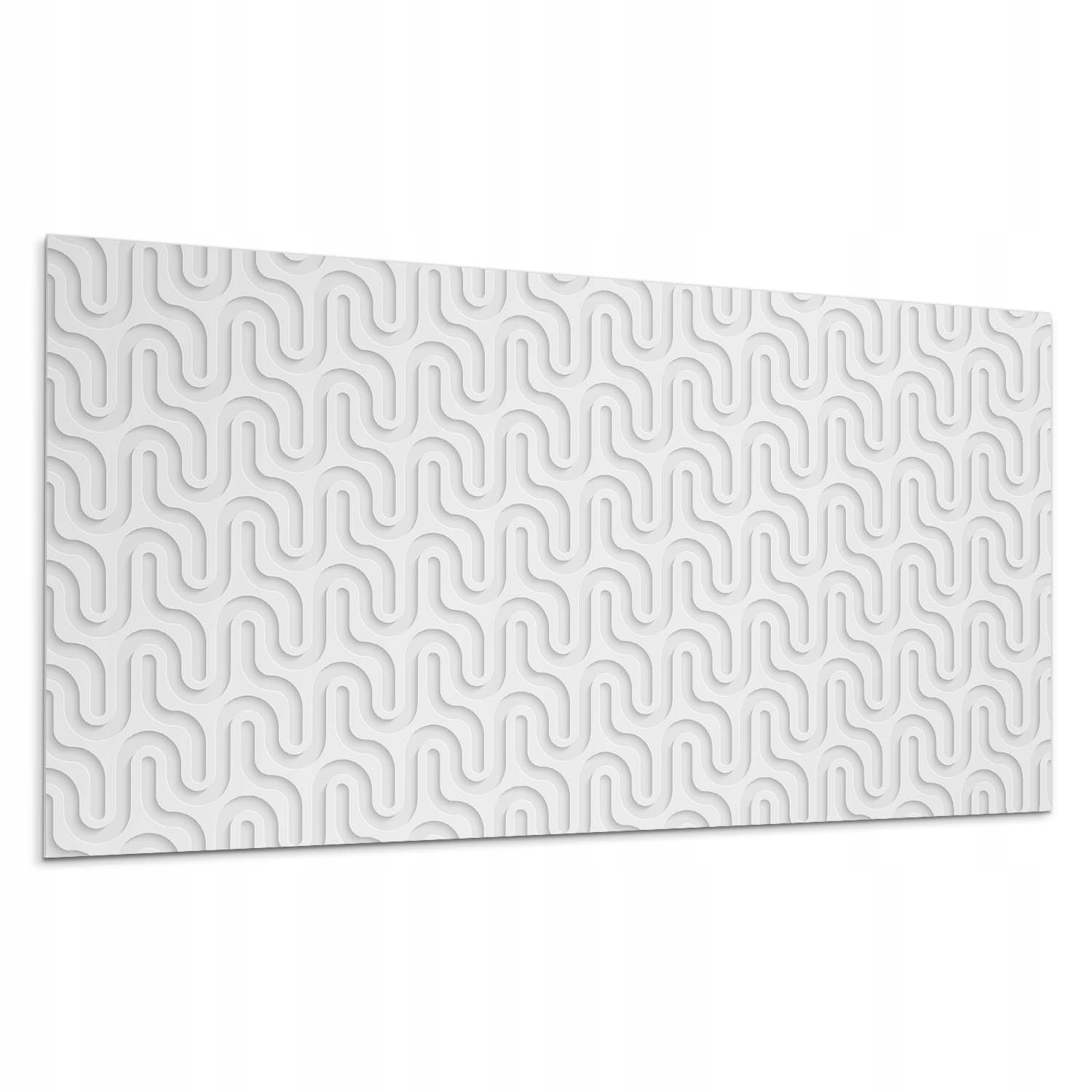 Sada samolepiacich vinylových panelov Vlny v 3D vrstvách 6x60x30 cm